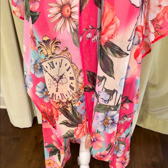 NWT - Agua Bendita x Revolve - Women’s Dará Floral Kimono Coverup - Picture 5 of 9